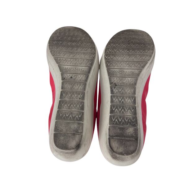 Vionic Jacey Poppy Ballet Flat Wedge Shoes Womens Red Size 8 Rubber Sole Slip On - Picture 9 of 10